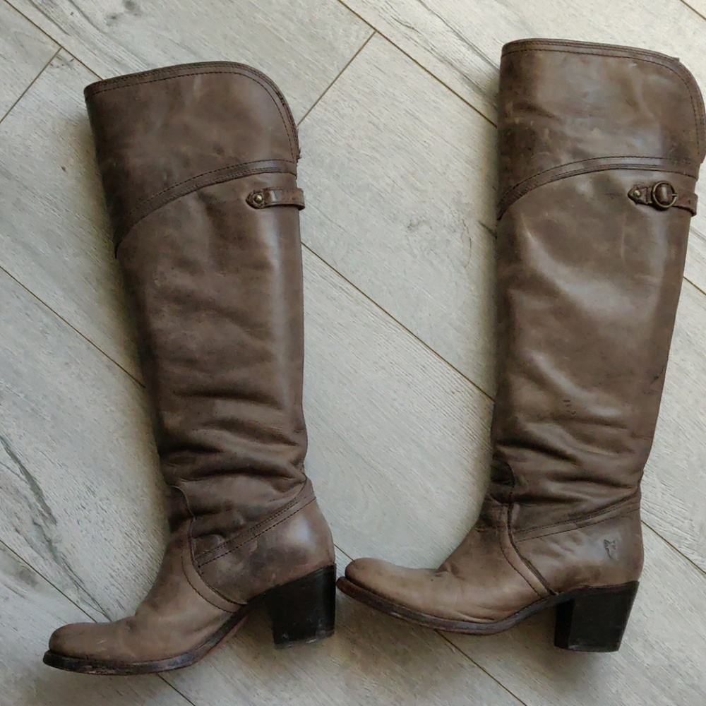 Frye Brown Over the Knee Boots